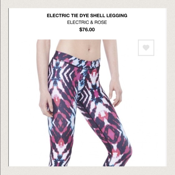 🚫HOLD: Electric & Rose Electric Tie Dye Legging - Picture 4 of 4