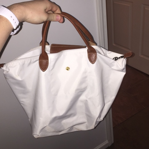 Medium White Longchamp