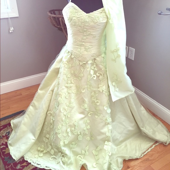 Vintage Dresses & Skirts - GORGEOUS 100% silk formal prom gown/wedding dress