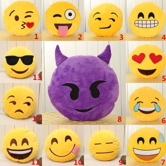 Emoji pillows!