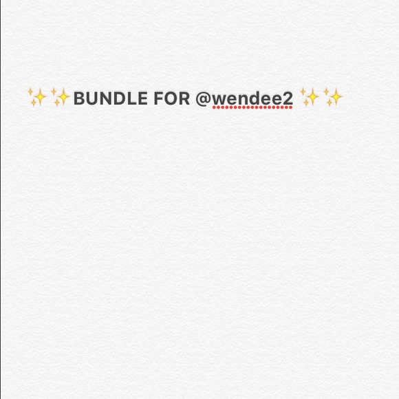 Bundle for @wendee2
