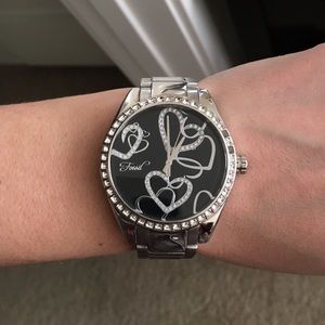 Fossil Women's Crystal Hearts Watch ES-1951