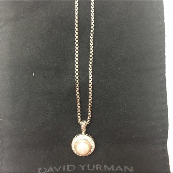 David yurman pearl and diamond necklace