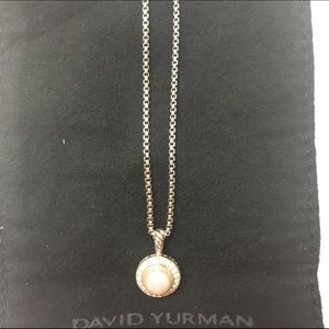 David yurman pearl and diamond necklace