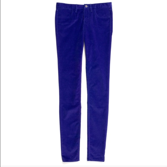 LIKE NEW! Madewell skinny royal blue cords 27 x 32