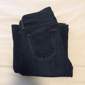 JustBlack blue flare jeans, size 28