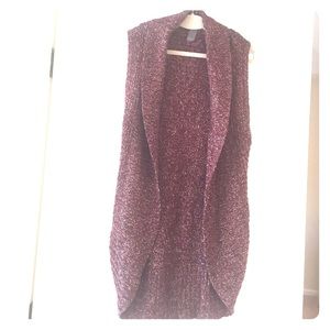 Maroon sweater vest