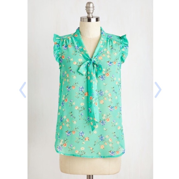 Mint colored Modcloth blouse