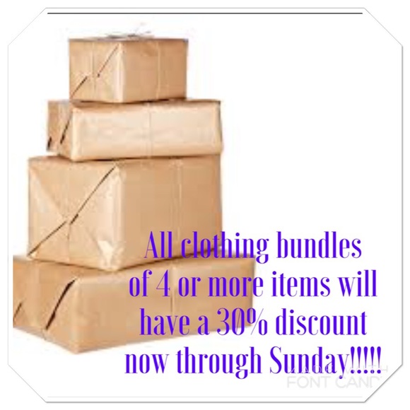 30% off clothing bundles