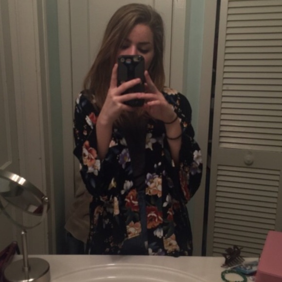 Floral cardigan