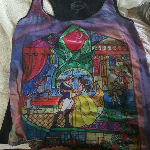 Beauty and the beast tank top