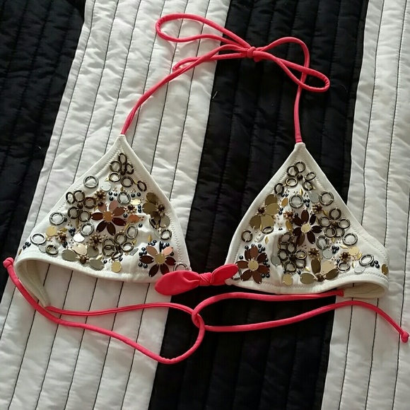 Victoria's Secret Embelished triangle bikini