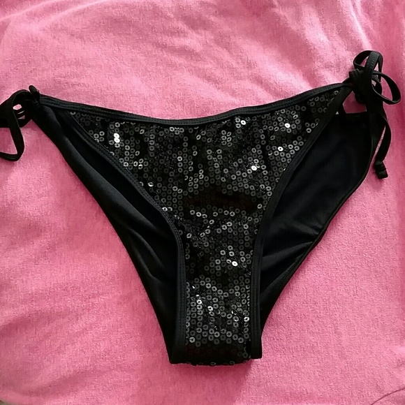 Kensie Bling Sequin Bikini Bottom Brand New