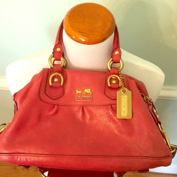 Coach Handbags - Sold in bundle Coach Madison LTH Sabrina in cherry