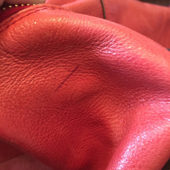 Sold in bundle Coach Madison LTH Sabrina in cherry - Picture 4 of 4