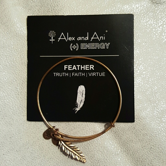 Alex and Ani Feather bracelet