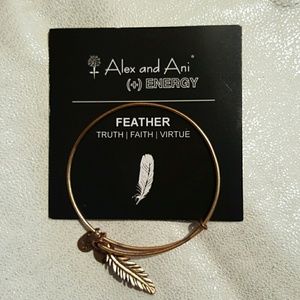 Alex and Ani Feather bracelet