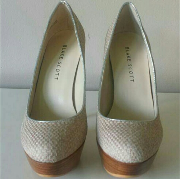 Blake Scott Shoes - Blake Scott Nellie Nude Pumps Size 6