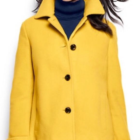 Lands' End Jackets & Blazers - Lands End Luxe Wool Swing Coat