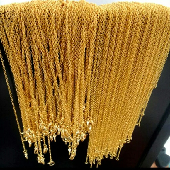 Jewelry - 18 inch 18K gold plated chain necklace. DIY!