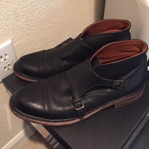 Frye Jack Double  Monk Chukka boots sz 11.5 m