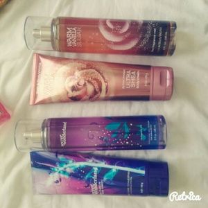 Warm vanilla bbw lotion and body mist