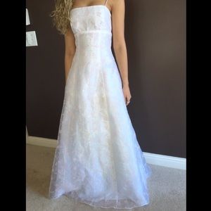 White prom/ formal dress