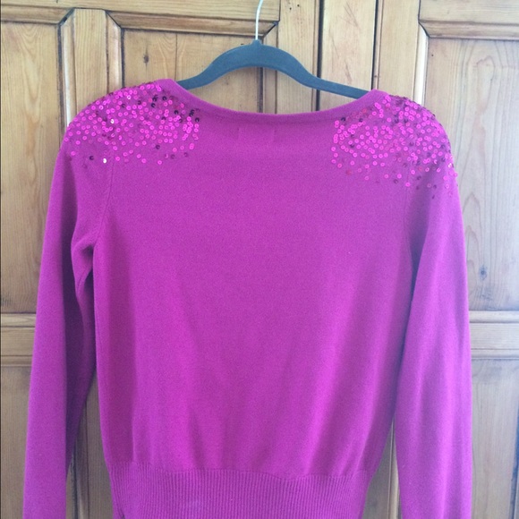 Elle cotton cardigan with sequins. - Picture 3 of 3