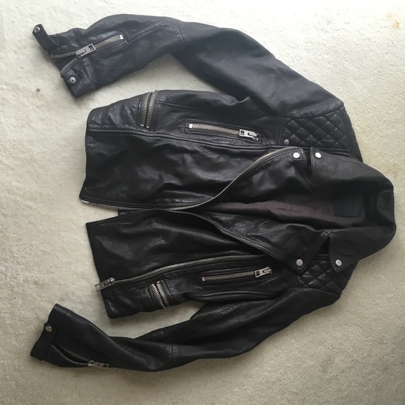 All Saints Leather jacket - Picture 1 of 8