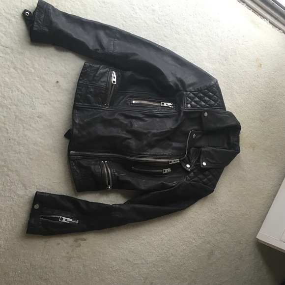 All Saints Leather jacket - Picture 2 of 8