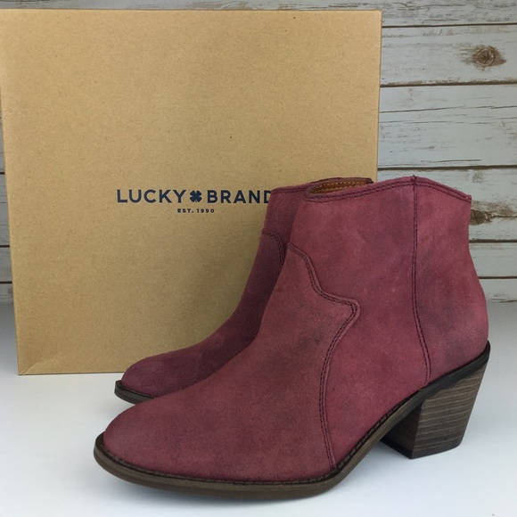Lucky Brand Shoes - [Lucky Brand] Marcos Bootie Ruby Wine Western Boho