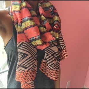 Tribal Pattern Forever 21 Scarf