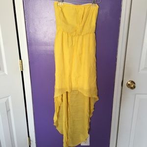 Yellow High-Low Sundress
