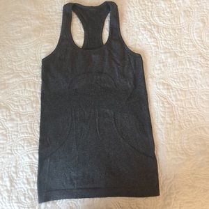 Gray lulu lemon run tank
