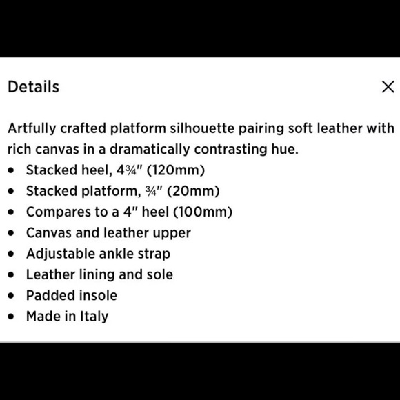 Burberry Dalston Canvas & Leather Platform Sandals - Picture 4 of 4