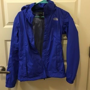 Royal Blue North Face Rain Jacket