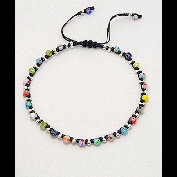 Jewelry - Waxed Cotton Anklet