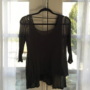 Crochet Back Top