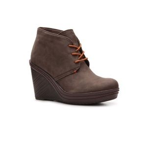 Dr. Scholl's Bethany Lace Up Wedge Bootie