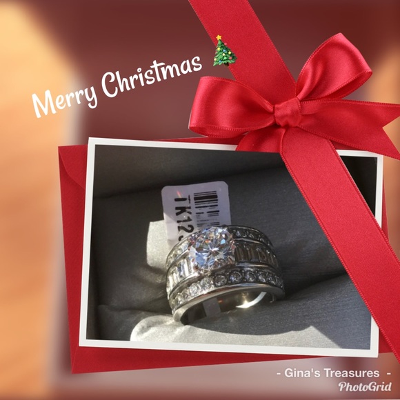 2 ct Stainless Steel Brilliant CZ Ring - Picture 7 of 7