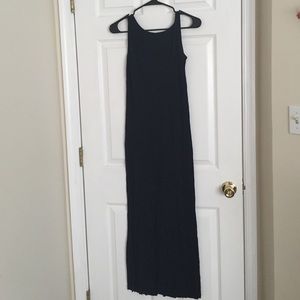 Black maxi dress