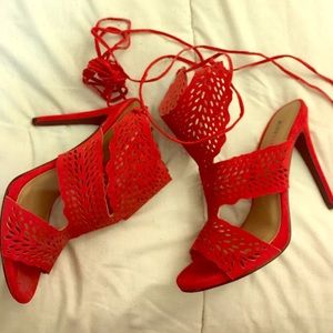 Strapped red heel!