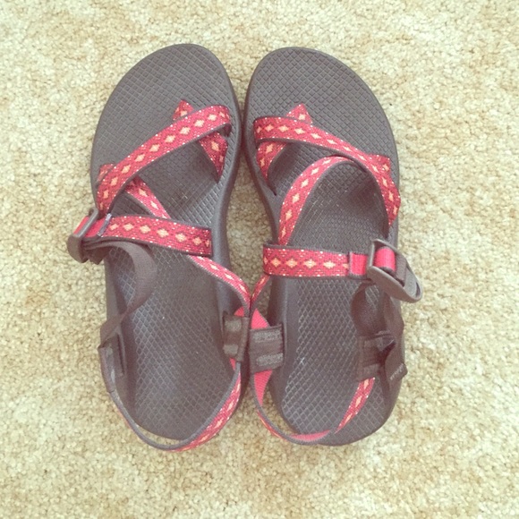 Chaco Shoes - Red and Orange Chacos