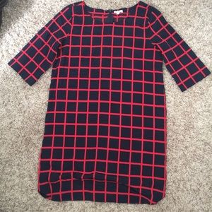 Gap navy and red dress