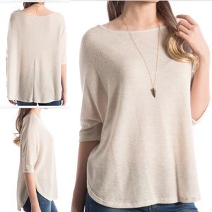 🎉HOST PICK 3/3🎉🆕Oatmeal Basic Knit Top