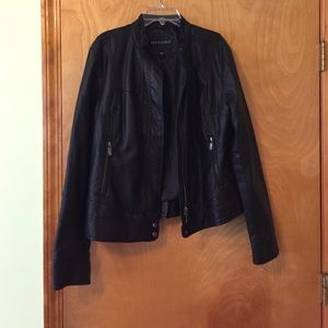 Black Faux Leather jacket