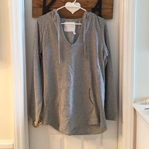 Victoria's Secret grey hooded tunic large