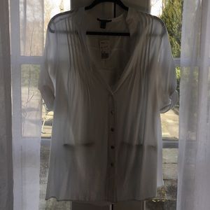 White Button Up Dress