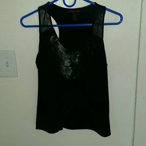 Black crop top