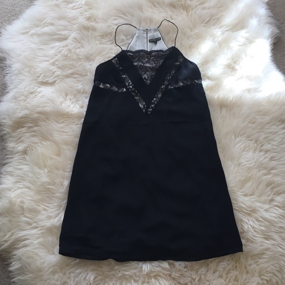 NWT Express black with lace cocktail dress